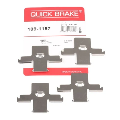 Bilde av QUICK BRAKE 109 1157 Tibehørsett, skivebremse belegg NISSAN: Patrol GR 4 SUV