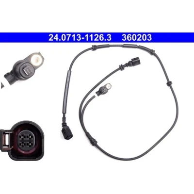 Bilde av ATE 24.0713 1126.3 ABS Sensor 1026 klargjort for slitasjeindikator VOLKSWAGEN: Sharan I, SEAT: Alhambra I