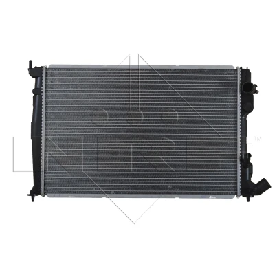 Bilde av NRF 509602 Radiator Aluminium 608 396 34 med påbyggingsdeler Kjøleribber loddet