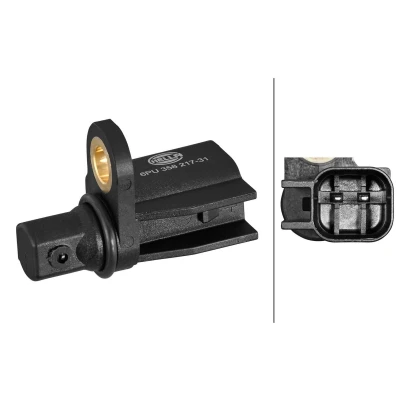Bilde av HELLA 6PU 358 217 311 ABS Sensor uten kabel Hall prinsipp 2 VOLVO: V60 I, XC70 II Stasjonsvogn, XC60 FORD: FOCUS 3 Turnier, MONDEO 4 Turnier
