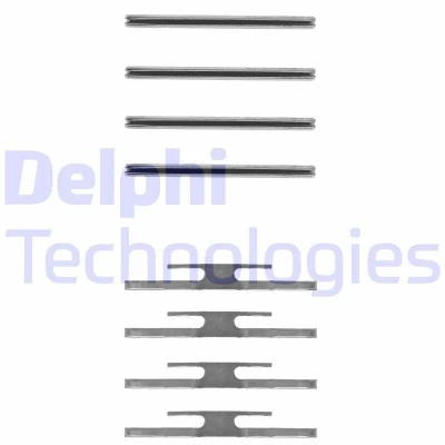 Bilde av DELPHI LX0055 Tibehørsett, skivebremse belegg OPEL: Rekord E1 Sedan, Stasjonsvogn, Omega A Sedan