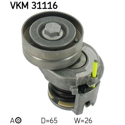Bilde av SKF VKM 31116 Strammerull VOLKSWAGEN: Tiguan I, Touran Golf 5, SKODA: Fabia 2