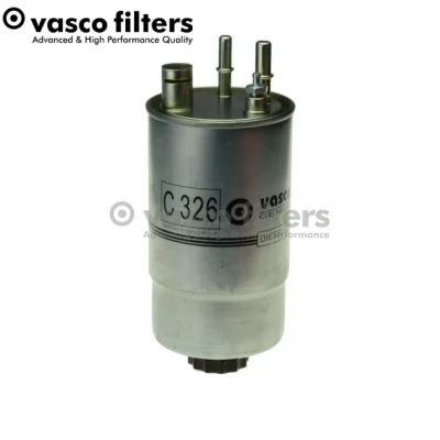 Bilde av DAVID VASCO C326 Drivstoffilter ledningsfilter, med tappeplugg for vann 8 10 FIAT: Grande Punto Hatchback, Doblo II Flatvogn lastebil/Chassis