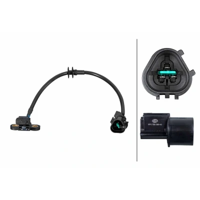Bilde av HELLA 6PU 358 380 431 Impulsgiver 3 polet Hall prinsipp MITSUBISHI: Lancer 6 Limousine