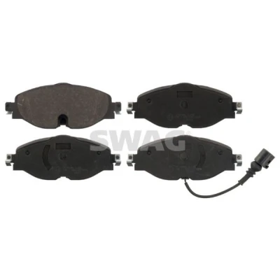 Bilde av SWAG 30 91 6994 Bremseklosser framaksel inkl. slitasjevarselkontakt VOLKSWAGEN: Golf 7, Passat B8 Variant, 7 AUDI: A3 Sportback