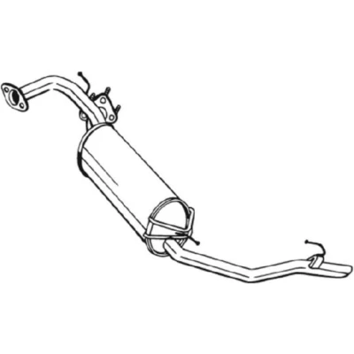 Bilde av sluttlyddemper, honda civic hatchback viii, 18307SMRE01