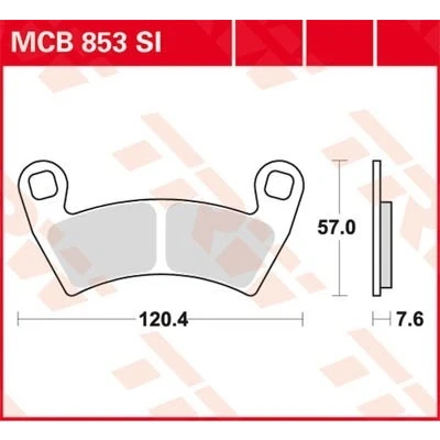 Bilde av TRW Sinter Offroad MCB853SI Bremseklosser