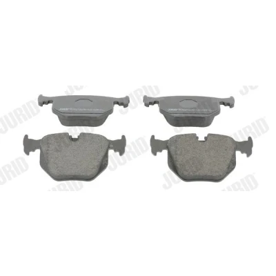 Bilde av JURID 571918J Bremseklosser klargjort for slitasjeindikator med kolbleklips uten tilbehør BMW: X3, 3 Sedan, Touring, AUDI: A4 B5 Avant, A6 C5 Sedan
