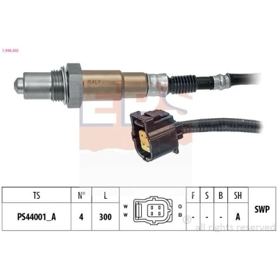 Bilde av EPS 1.998.202 Lambdasonde Made in Italy OE Equivalent oppvarmet, planarsonde, forsmurt gjenge MERCEDES BENZ: E Klasse T modell, Sedan