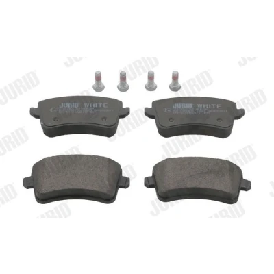 Bilde av Jurid 573259JC Bremseklosser White Low Dust keramikk ikke klargjort for slitasjeindikator AUDI: Q5, A4 B8 Avant, Allroad