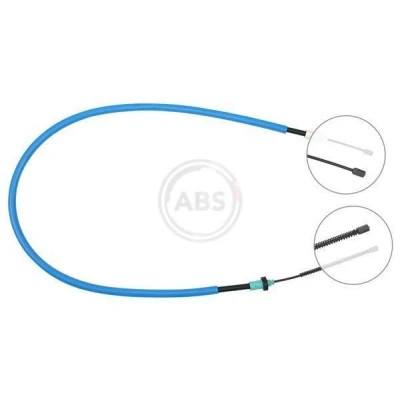 Bilde av A.B.S. K19198 Bremsekabel 1355 Trommelbrems for høyre/venstre ratt RENAULT: CLIO 2