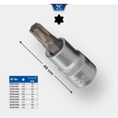 Bilde av KS TOOLS BT021948 Pipenøkkelinnsats T50 torx
