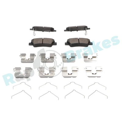 Bilde av RAP BRAKES R P1678 Bremseklosser bakaksel med akustisk slitasjevarsel HYUNDAI: Ioniq, Tucson, KIA: Niro, Sportage IV, Stonic Hatchback
