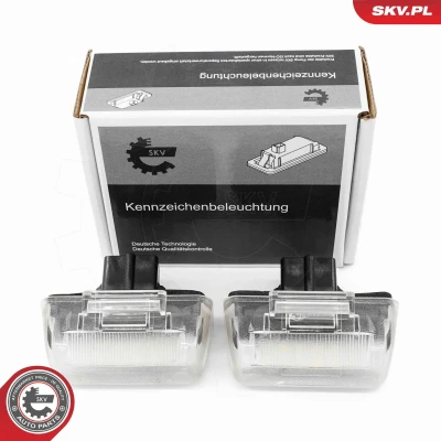 Bilde av Nummerskiltlys, Høyre, Venstre ford OE 1033481, 1045397, 1672263