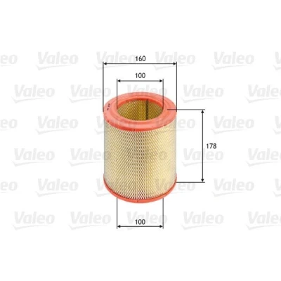 Bilde av VALEO 585618 Luftfilter 178 160 Filterinnsats FIAT: Ducato II Flatvogn lastebil/Chassis, I Van