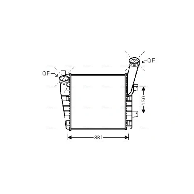 Bilde av Intercooler AVA QUALITY COOLING VNA4263