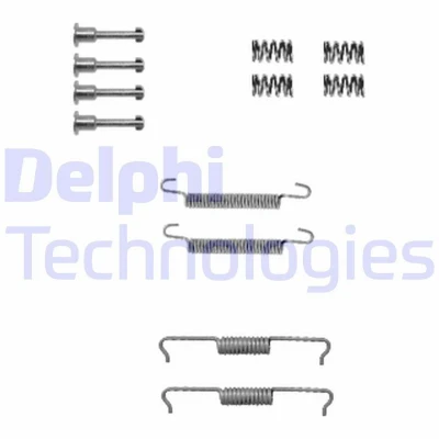 Bilde av DELPHI LY1330 Teilbehørsett, parkeingsbremse sko BMW: 3 Touring, X5, Sedan, MERCEDES BENZ: ML Klasse, GL, R VOLKSWAGEN: Touareg I