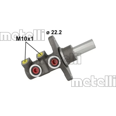 Bilde av METELLI 05 1157 Hovedsylinder 22,20 Aluminium TOYOTA: Yaris II Hatchback