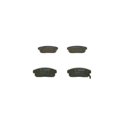 Bilde av BOSCH 0 986 494 223 Bremseklosser Low Metallic med akustisk slitasjevarsel antihyle blikk, montageanvisning MAZDA: RX 8, SUZUKI: IGNIS 2