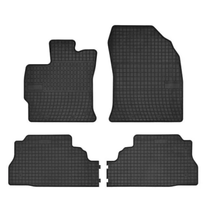 Bilde av FROGUM 547990 Gulvmatte sett gummi foran og bak 4 svart Skreddersydd TOYOTA: Prius Plus