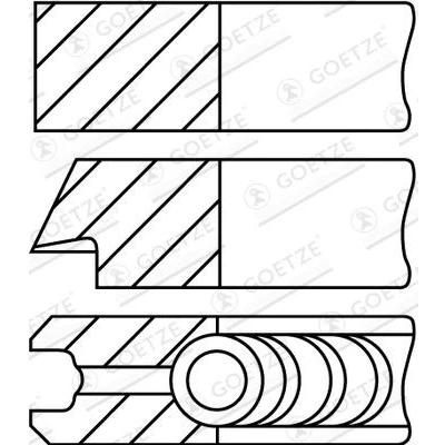 Bilde av Stempelringsett GOETZE ENGINE 08 442900 30