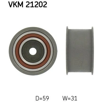 Bilde av SKF VKM 21202 Styrerulle kilerem tannrem AUDI: A8 D2, A6 C4 Avant, A4 B6 Sedan