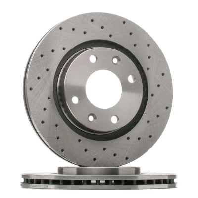Bilde av VALEO 886695 Bremseskiver framaksel 266 22 4 perforert / ventilert med skrue PEUGEOT: Partner II Van, 207 Hatchback, 208 I Hatchback