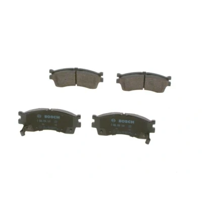 Bilde av BOSCH 0 986 494 144 Bremseklosser Low Metallic med akustisk slitasjevarsel antihyle blikk, montageanvisning