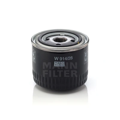 Bilde av MANN FILTER W 914/28 Oljefilter M 22 X 1.5 med en retursperreventil Påskruingsfilter FIAT: Ducato III Flatvogn lastebil / Chassis, Minibuss