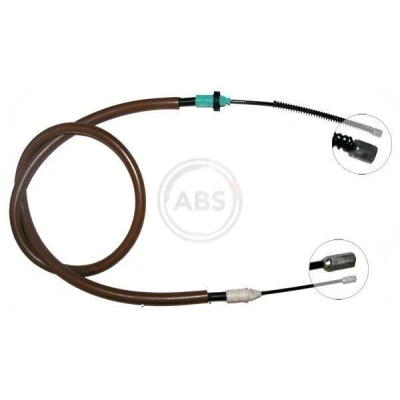 Bilde av A.B.S. K16658 Bremsekabel 1415 Trommelbrems for høyre/venstre ratt RENAULT: CLIO 2