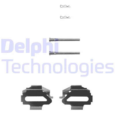 Bilde av DELPHI LX0162 Tibehørsett, skivebremse belegg FORD: MONDEO 1 Kombi
