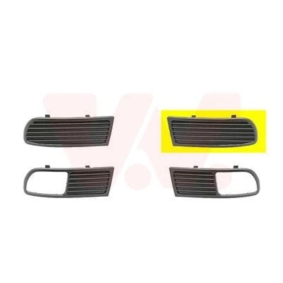 Bilde av VAN WEZEL 4913591 Ventilasjonsgitter foran venstre