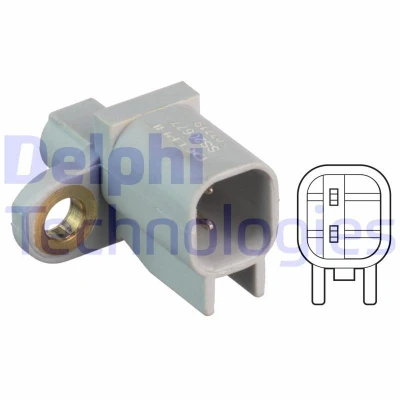 Bilde av DELPHI SS20677 ABS sensor aktiv VOLVO: XC70 II Stasjonsvogn, XC60 I, V60 I
