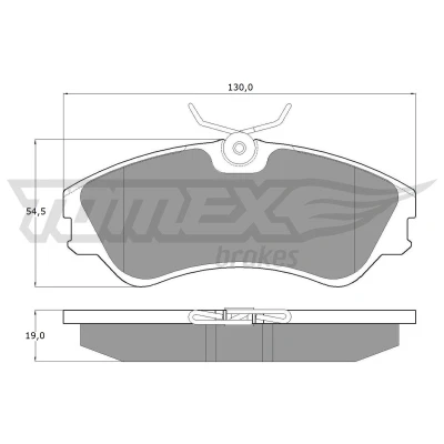 Bilde av TOMEX brakes TX 10 65 Bremseklosser framaksel VOLKSWAGEN: Transporter 4 Bus,