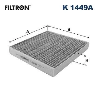 Bilde av FILTRON K 1449A Kupéfilter Karbonfilter 240 217 32