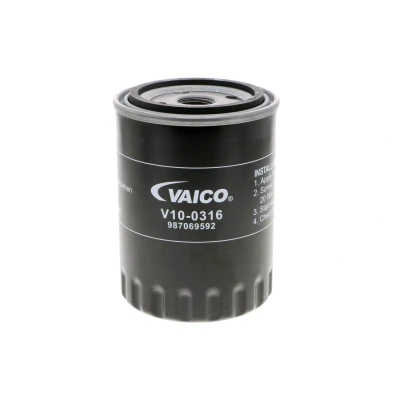 Bilde av VAICO V10 0316 Oljefilter 3/4 16 UNF Original Quality med en retursperreventil Påskruingsfilter VOLKSWAGEN: GOLF 3, TRANSPORTER 4 Bus