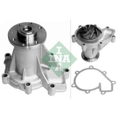 Bilde av INA 538 0228 10 Vannpumpe for vifteremdrift MERCEDES BENZ: 190, W124 Sedan, E Klasse T modell, SSANGYONG: Musso SUV