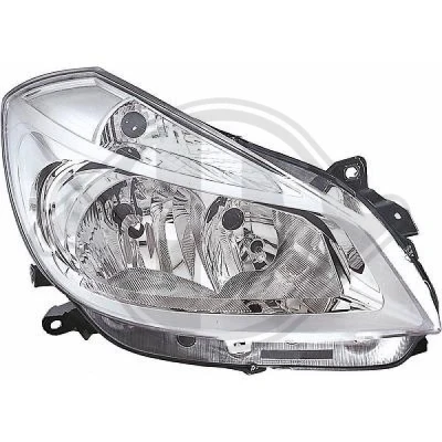 Bilde av DIEDERICHS 4414982 Frontlykter høyre H7/H7 RENAULT: CLIO III Grandtour, 3