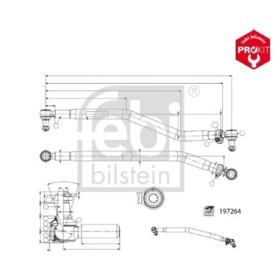 Bilde av Styrestang FEBI BILSTEIN 197264