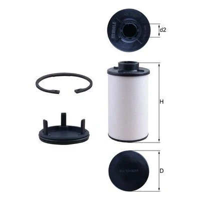 Bilde av MAHLE ORIGINAL HX 286 KIT Automatgirfilter BMW: 6 Gran Coupe