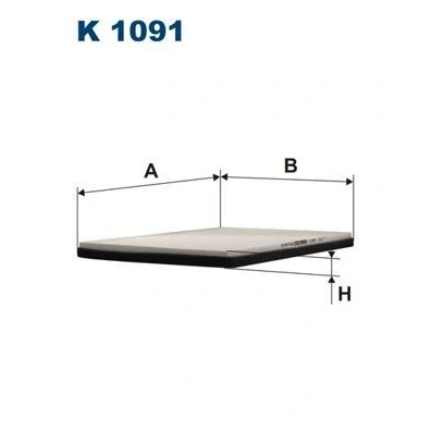 Bilde av FILTRON K 1091 Kupéfilter Partikkelfilter 322 235 26