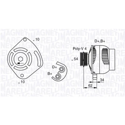 Bilde av Dynamo MAGNETI MARELLI 063377031010