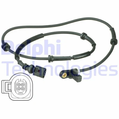 Bilde av DELPHI SS20495 ABS sensor aktiv 1140 VOLKSWAGEN: Sharan I, SEAT: Alhambra I