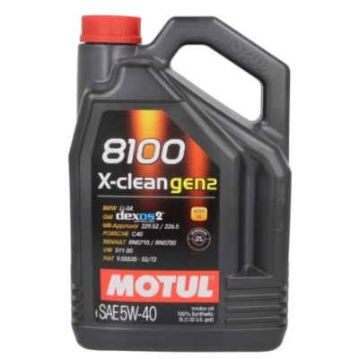 Bilde av Motul X CLEAN GEN2 5W 40 5l Motorolje 109762 BMW: X5, 5 Touring, 3 MERCEDES BENZ: E Klasse T modell, Sedan, C modell