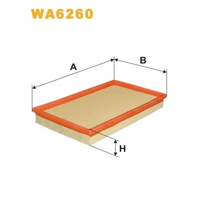 Bilde av Luftfilter WIX FILTERS WA6260