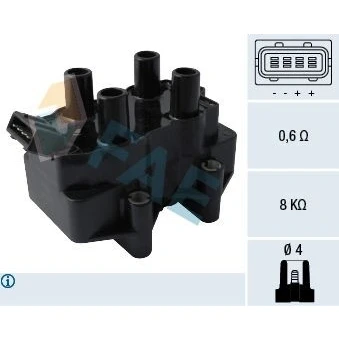 Bilde av Tennspole, citroën,peugeot,rover, 31250 0K060, 4621032G10, 5970.49, 96.062.288, 96.165.970.80, GCL204, NEC100710