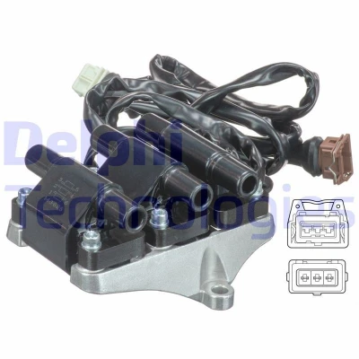 Bilde av DELPHI GN10695 12B1 Tennspole 6 12 AUDI: A8 D2, A4 B5 Avant
