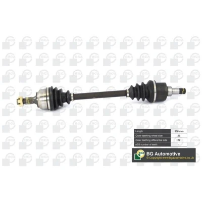 Bilde av Drivaksel, Framaksel venstre, citroën c4 i, coupé, peugeot 307, 307 break, cc, sw, 3272.5X, 3272.6X, 9636786780