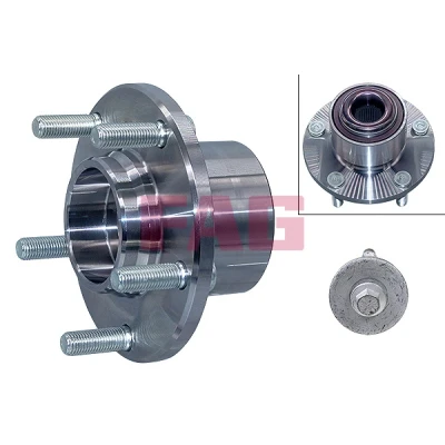 Bilde av FAG 713 6157 60 Hjullagersett Bildet viser leveranseinnholdet 138,00, 78,00 MAZDA: 3 Hatchback, Sedan