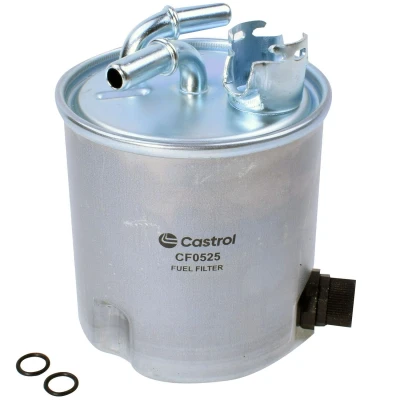 Bilde av Castrol filters CF0525 Drivstoffilter ledningsfilter 10mm NISSAN: Qashqai / Qashqai+2 I, X Trail, NV200 Evalia Minibuss
